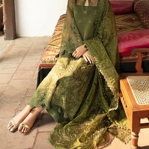 Gorgeous eman adeel organza suit